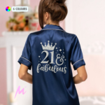 21 & Fabulous Satin Birthday Pyjamas 9 21 and Fabulous Satin Pyjamas - Mamazing.co.uk