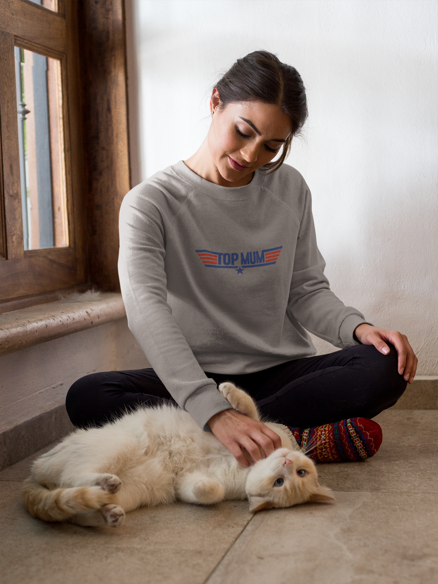 Top Mum Sweatshirt 2 Top Mum Sweatshirt - Image 2