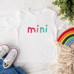 Colourful 'Mini' Toddler Tee 8 Childrens Mini T-shirt
