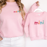 Mother & Child 'Mama & Mini' Matching Sweatshirt Set 3 Mama & Mini Sweatshirts