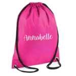 Personalised PE/Swim Drawstring Bag 12 Personalised swim bag