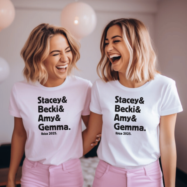Ampersand Custom Tshirt Hen Party Birhtday - Mamazing