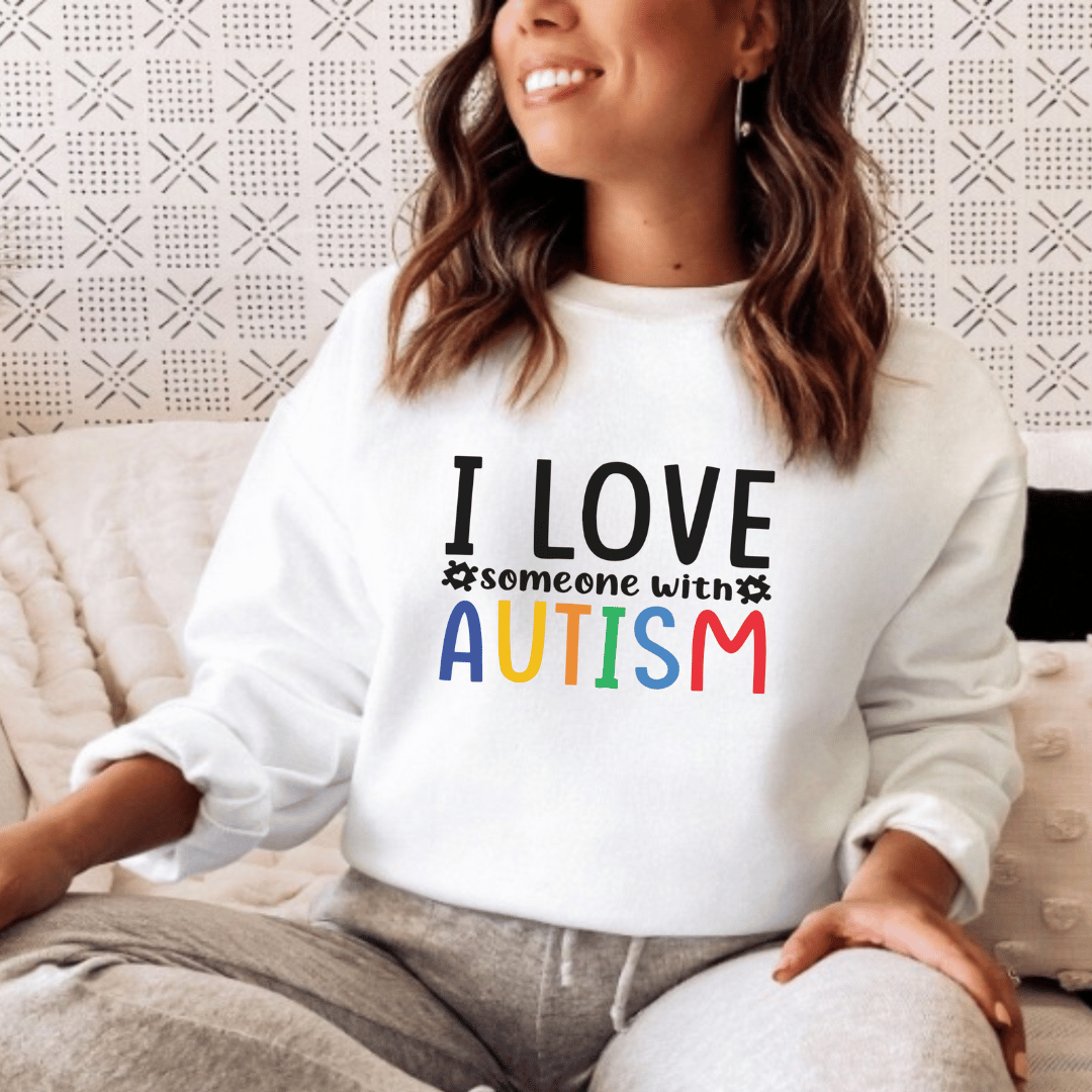 "Autism Heartfelt" Sweatshirt 2 "Autism Heartfelt" Sweatshirt - Image 2