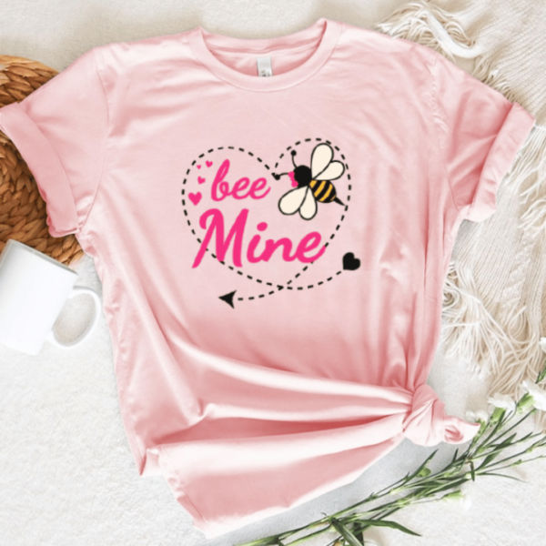 Bee Mine Valentines Tshirt - Mamazing
