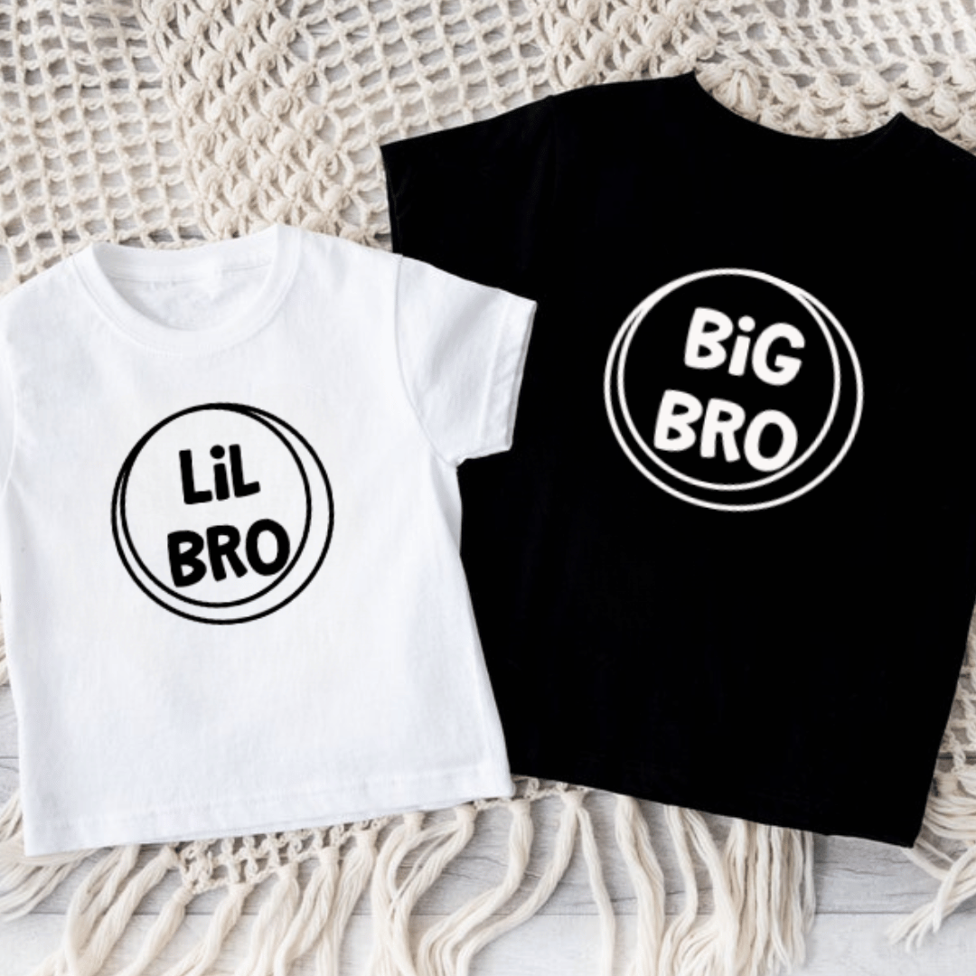 "Bro Code" Tee Collection 🤜🤛✨ 1 Big Bro Lil Bro Matching Tshirts - mamazing