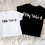Big & Little Sister Celebration T-Shirt Set 3 Big - Little Sister tshirts Mamazing