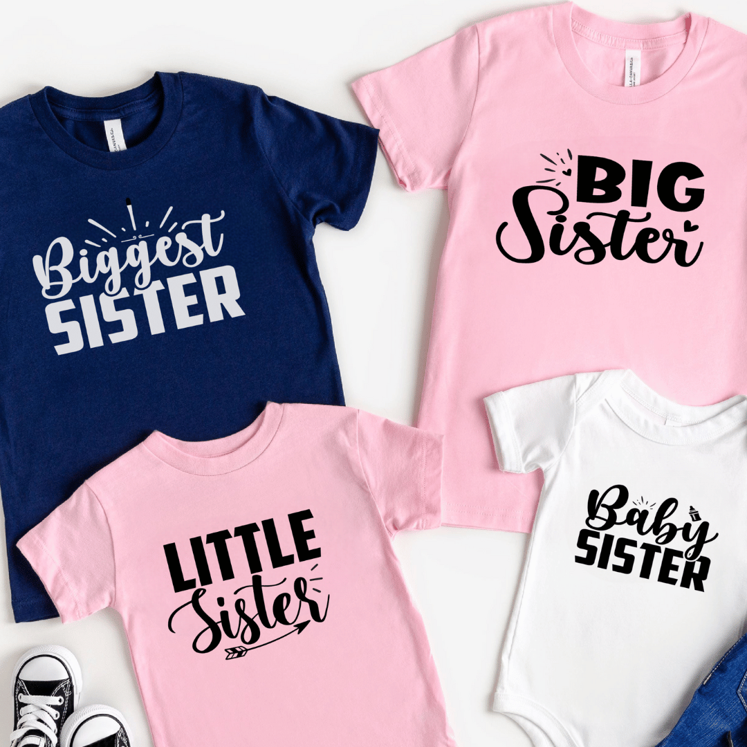Biggest / Little Sisterly Love T-Shirt Collection 1 Biggest Sister tshirts Mamazing