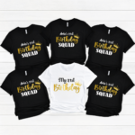 Birthday Bash Crew Customisable T-Shirts! 2 Birthday Squad Tshirts Matching - Mamazing