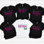 Birthday Entourage Customisable T-Shirts 🎈👚🎁 2 Birthday Tshirts Matching Night Out - Mamazing (1)