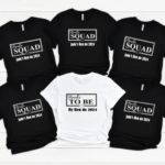 Bridal Bash Tees - 'Bride To Be' & 'Squad' Edition 5 Bride Squad Tshirts- Mamazing