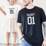 "Team Daddy" Dynamic Duo Tees 👨👧✨ 2 Daddy & Daddys Girl Matching Tshirt - mamazing