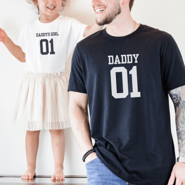 Daddy & Daddys Girl Matching Tshirt - mamazing
