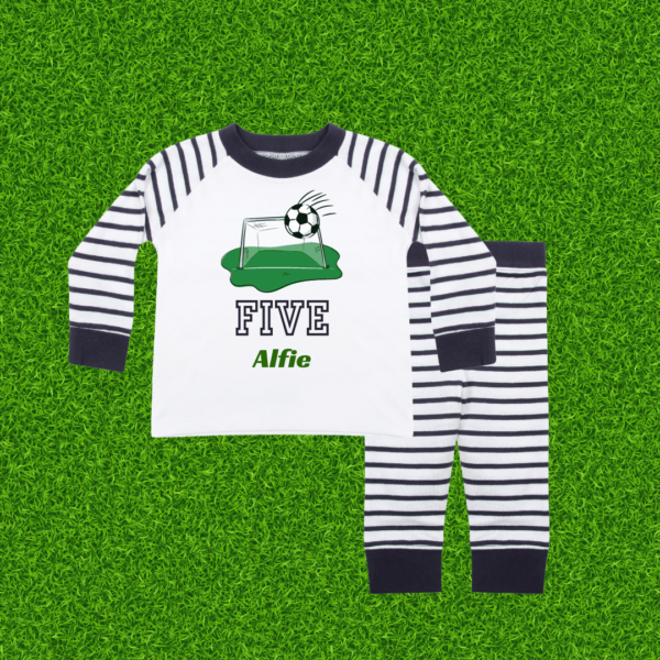 Football Number Birthday Pyjamas - Mamazing