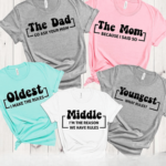 "Family Slogan" Personalised Tees 👨👩👧👦😄👕 2 Funny Family Matching Tshirts - mamazing