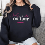 Personalised 'Girls on Tour' Sweatshirt 4 Girls on Tour Sweatshirt Mamazing