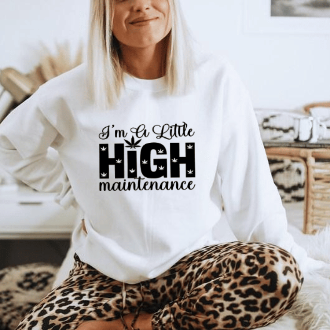 "Sassy Chic" High Maintenance Crewneck 😘✨ 1 "Sassy Chic" High Maintenance Crewneck 😘✨
