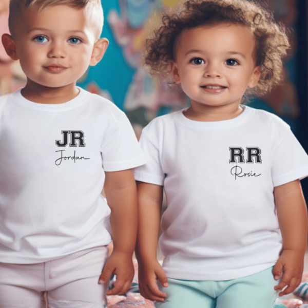 Initials Sweatshirt Kids Matching Mamazing 1