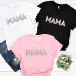 Mama Loves Flowers tshirt - Mamazing