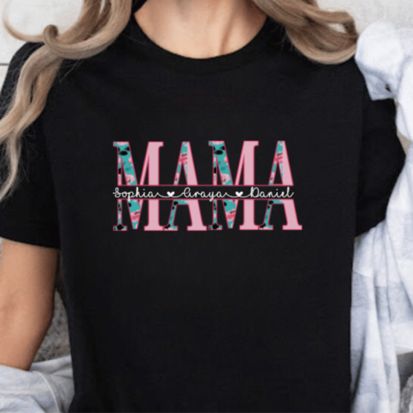 Mum Flower Personalised Names - Mamazing