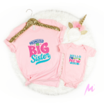 Siblings' Celebration Set 2 Promoted Big Sister New Baby - Mamazing