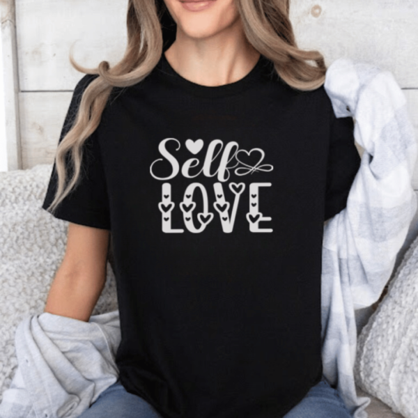 Self Love Tshirt Black mamazing