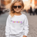 Sisterhood Sparkle Edition 🌟 Sweatshirt 3 Varsity Sisterhood Colourful Sweatshirt Mamazing