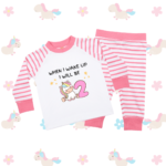 When I Wake Up Number Birthday Pyjamas - Mamazing
