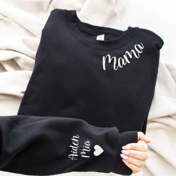 Personalised 'Mama' Sweatshirt with Children's Names 4 Mama sweater