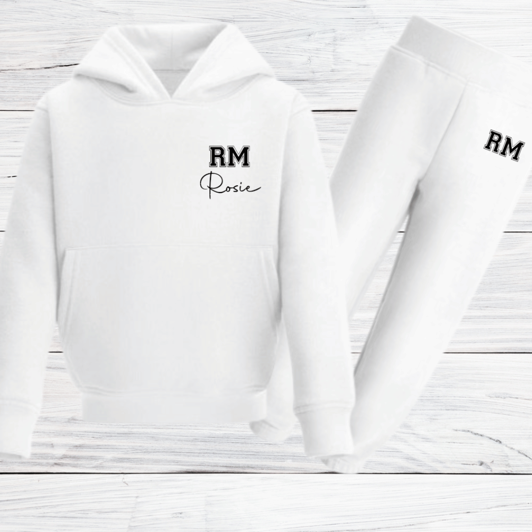 Monogrammed Classic Tracksuit 1 monogram kids tracksuit Mamazing