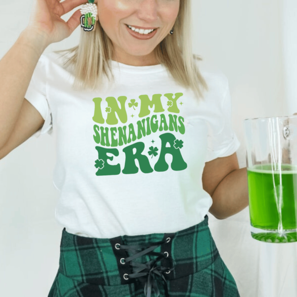 In My Shenanigans Era St Patricks Day Tshirt - Mamazing
