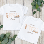 Birthday Express with Natural Tones Train Tee 7 Birthday Express with Natural Tones Train Tee