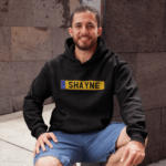 Custom Number Plate Hoodie 11 Personalised Number Plate Tshirt