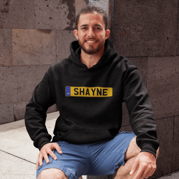 Personalised Number Plate Tshirt