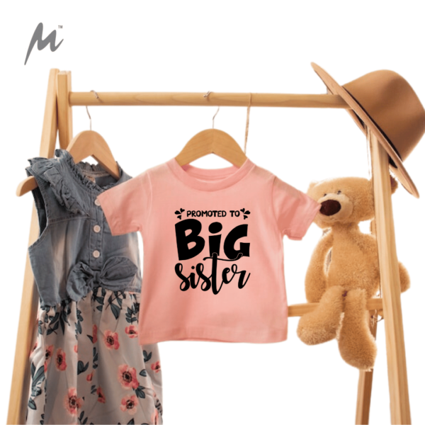 Promoted To Big Sister Tshirt - Mamazing