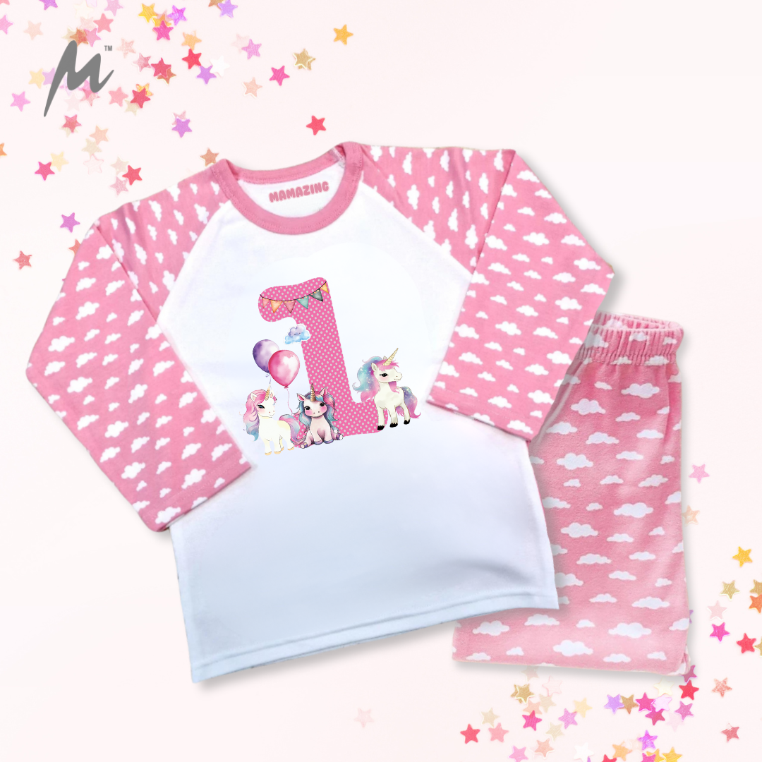 Birthday Pyjamas Number Age - Unicorn Celebration 4 Birthday Pyjamas Number Age - Unicorn Celebration - Image 4