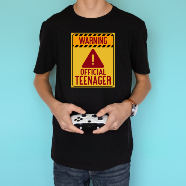 🚨 "Warning: Official Teenager" Tee 🚨
