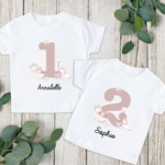 Ballerina Birthday Number T Shirt 7 Ballerina Number T Shirt Birthday Top