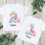 Fairy Princess Birthday Number Tshirt