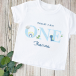 Baby Dino Birthday Tshirt