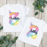 Heart Bokeh Number Tees