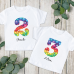 Water Drops Birthday Shirts