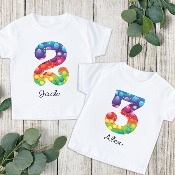 Water Drops Birthday Shirts
