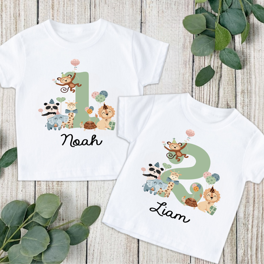 Safari Number Tees 1 Safari Number Tees