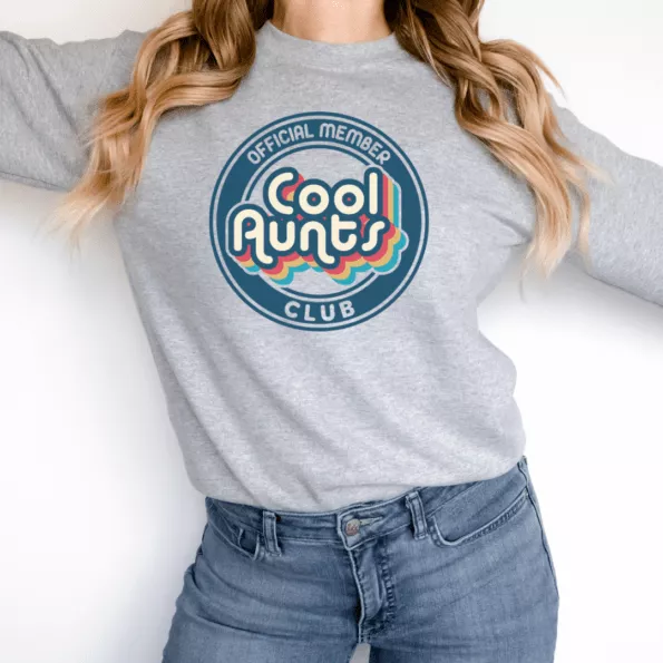Cool Aunts Club - Auntie Sweatshirt Jumper - Mamazing Official
