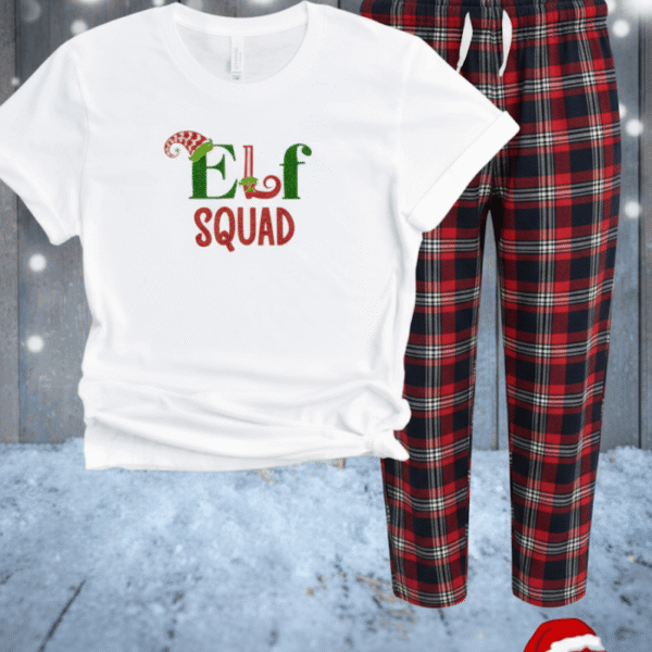 Elf Squad family christmas pyjamas 7 Elf family christmas pyjamas