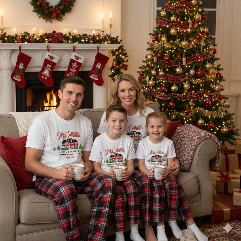 Home Alone family Christmas Pyjamas 4 Home alone christmas pyjamas