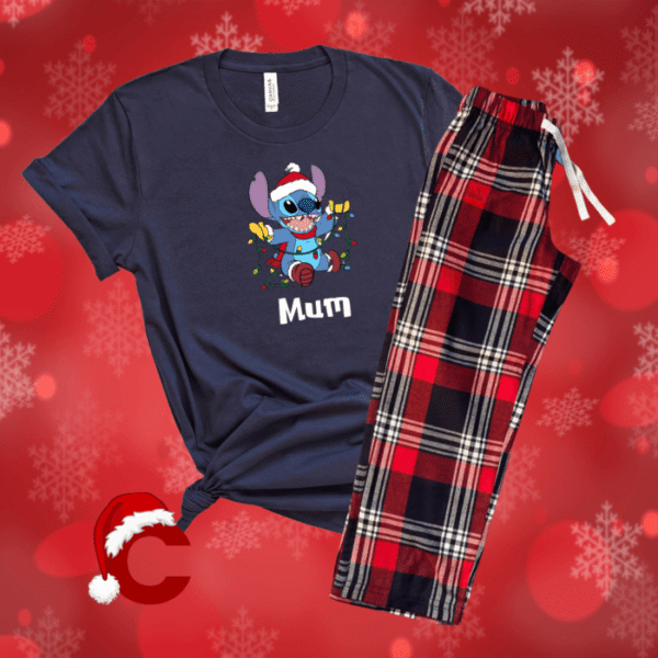 Stitch Christmas pyjamas 6 Stitch Christmas pjs