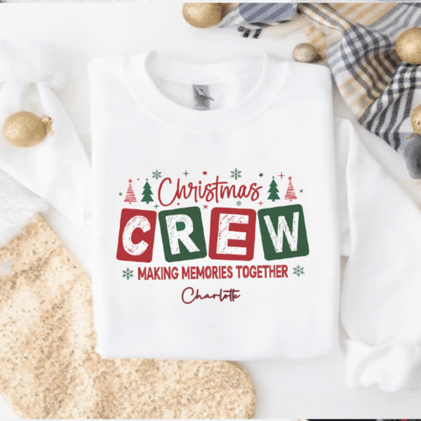 Personalised Christmas Crew Sweatshirts 7 sweatshirt 1