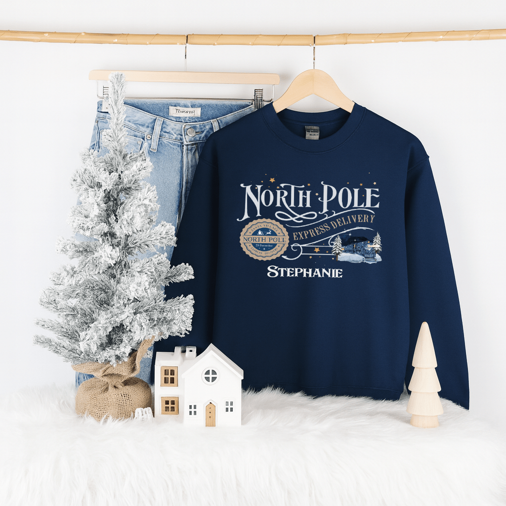 Personalised North Pole Sweatshirts 3 Personalised North Pole Sweatshirts - Image 3
