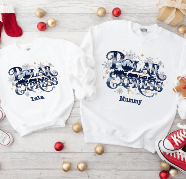 Personalised Polar Express Sweatshirts 6 sweatshirt 1 9